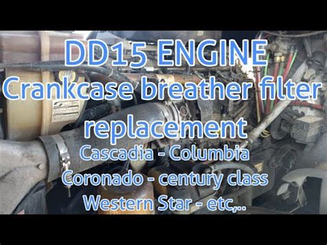 freightliner crankcase breather|Freightliner Cascadia Crankcase Breathers